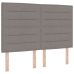 Cama Box Spring con Colchón  Taupe 140x200 cm Tela