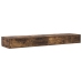 Mesa de Noche  Roble Ahumado Madera Durable 160 x 36.5 x 16.5 cm
