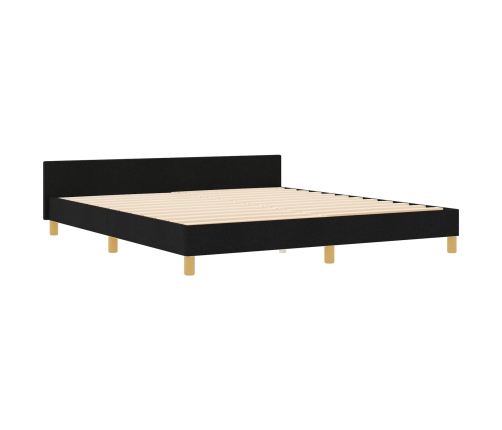 Estructura de Cama  Negra 180x200 cm de Tela