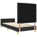 Cama  Negra 90x200 cm de Tela
