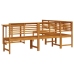 Conjunto de Comedor de Jardín de Acacia de 4 Piezas