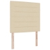 Cabecero  Crema Tela 80 cm Cabecero Rectangular