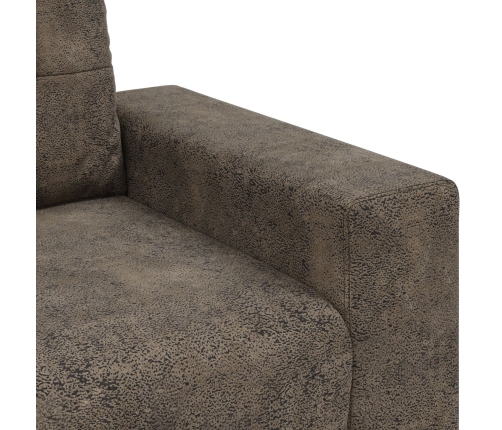 Sillón  Gris Oscuro de 59 cm en Piel Sintética