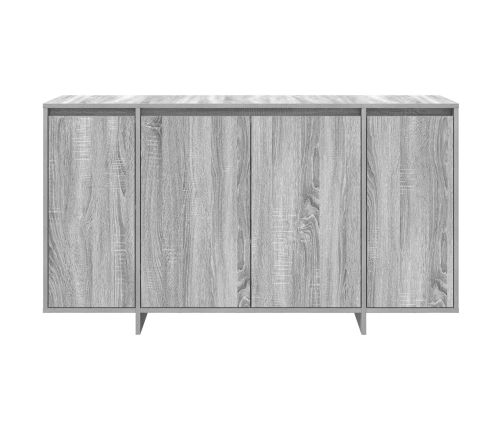 Aparador gris Sonoma gris Madera ingenierizada 135 x 41 x 75 cm