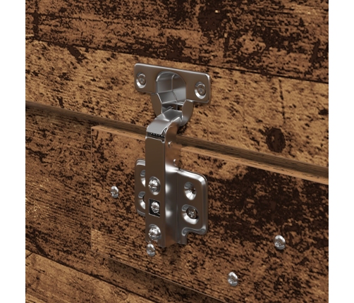 Estructura de Cama Madera Recuperada Madera de Roble Sólido