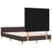 Cama de Tela Marrón Oscuro  120x190 cm