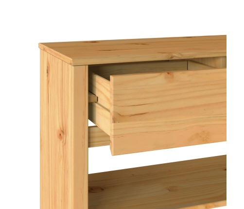 mesa consola ""DRAMMEN"" 89,5x37x73 cm de madera maciza de pino