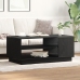 Mesa de café de roble negro  102x55x43 cm hecha de madera aglomerada