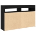 Aparador  Roble negro Madera engineered 116 x 30 x 75 cm