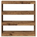 Armario para Libros/Divisor de Habitaciones - Madera Rústica - 100x30x103cm - Madera Elaborada