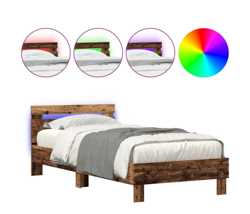 Estructura de Cama Madera vieja Madera maciza 100 x 200 cm
