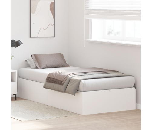 Cama con Almacenamiento  Blanca 80x200 cm