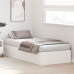 Cama con Almacenamiento  Blanca 80x200 cm