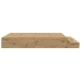 Marco de cama con almacenamiento  Roble artesanal Madera maciza