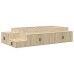 Cama con Almacenamiento  Roble Sonoma 75x190 cm
