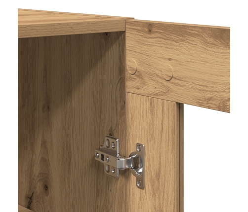 Highboard Artisan Oak 69.5x34x180 cm Madera Elaborada