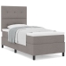 Cama con Base Futón  Taupe 100x200 cm Tela