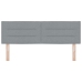 Cabecero diseño Lines gris claro 140 cm tela