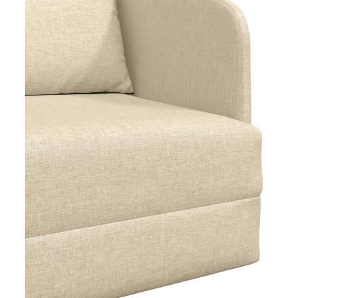 Sofá Cama  2 en 1 Crema 65x80x83 cm Tela