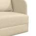 Sofá Cama  2 en 1 Crema 65x80x83 cm Tela