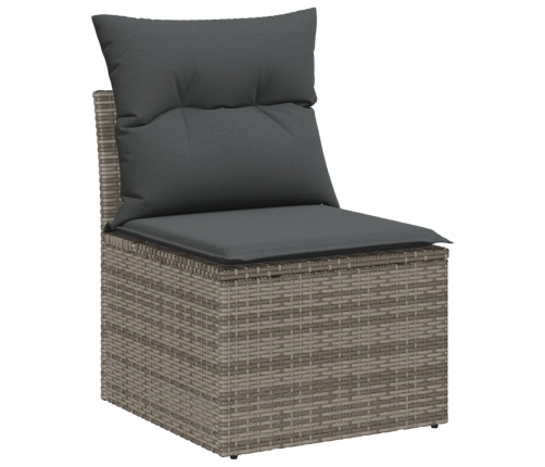 Set de Sofá de Jardín  Set de 8 Gris Ratan