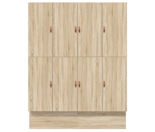 Estructura de Cama con Almacenamiento  Marrón Madera Fuerte