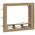 Cabinet de TV Wall-Mounted de  en Roble Artesanal 152x22x113 cm