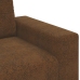 Sofá Loveseat  Marrón 120 cm de Piel Sintética