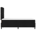 Cama tipo Box Spring con Colchón Negra 120x200 cm Tela