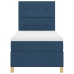 Estructura de Cama  con Colchón Azul Tela 90 x 200 cm Cama Azul