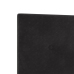 Cabezal  Button Tufted Negro 80 cm Terciopelo