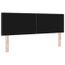 Cabecero tufted de botones marrón oscuro de 160 cm en tela