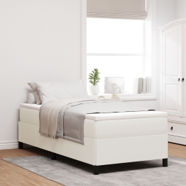 Cama  Crema 80x200 cm en Tela de Pana