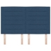 Cabecero LED  Diseño Lineal Azul 72 cm Tela