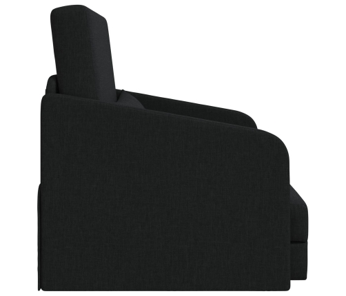 Sofá Cama Negro 2-en-1 65x80x83 cm