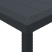 Juego de Comedor de Jardín de 7 Piezas Anthracite de Rattan Poliéster