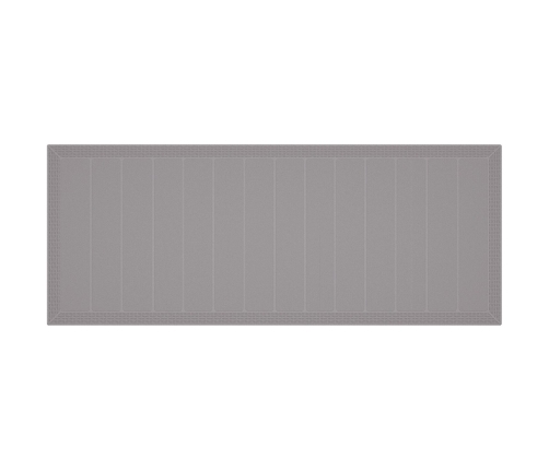 Conjunto de Comedor de Jardín de 9 Piezas de Poliratán Gris