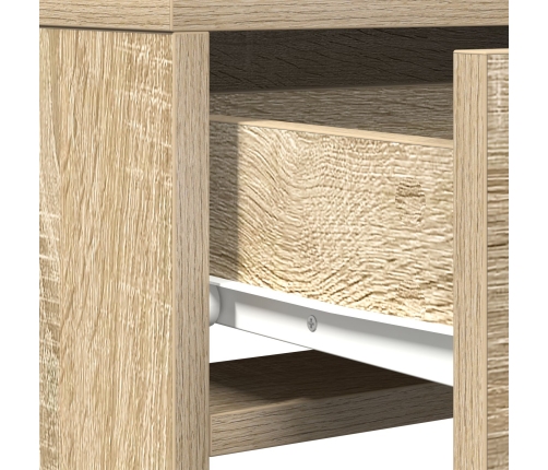 Tocador  con Luces LED - Roble Sonoma - 50x41x140 cm