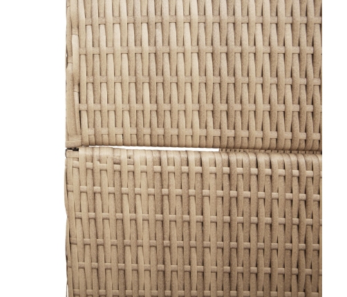 Separadores de Habitaciones Beige Madera Grande Plegable