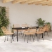 Juego de Comedor de Jardín de 7 Piezas  en Ratán Polimérico Marrón