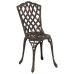 Conjunto de Comedor de Jardín de 5 Piezas  - Bronce Aluminio Fundido