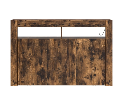 Aparador  Roble Ahumado Madera Ingenierizada 116 x 30 x 75 cm