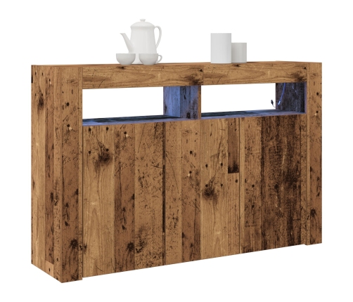 Aparador  Madera Vieja Madera Engineered 116 x 30 x 75 cm Aparador