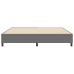 Cama Box Spring Gris Claro 200x200 cm Tela de Corduroy