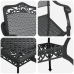 Set de 4 Negro Aluminio Fundido 150x90x72 cm