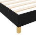 Cama de tela negra  90x200 cm