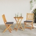 Conjunto de Bistro de Jardín  de 3 Piezas - Madera de Acacia Sólida
