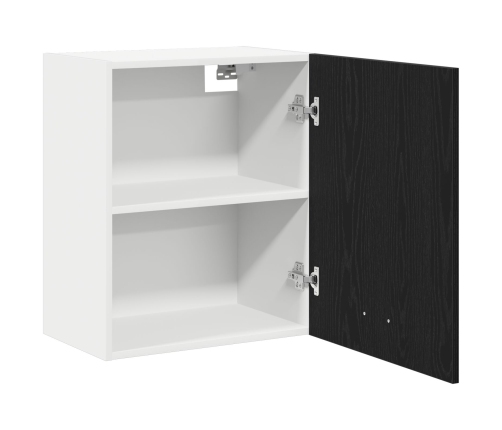 Gabinete Colgante de Roble Negro  50x31x60 cm Hecho de Madera Elaborada