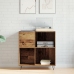 Gabinete de medios  Roble artesanal 84.5x38x90 cm Madera aglomerada