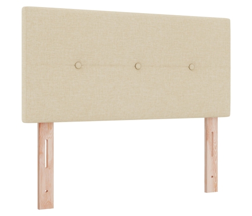 Cabecero Button Tapizado Crema de 80 cm Fabric